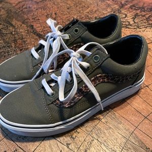 Army Green & Leopard Vans